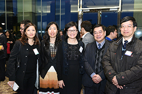 Ms Jenny Fung, Deputy Principal Government Counsel (Mediation) (centre) with the delegation from the Macau Law Reform and International Law Bureau.