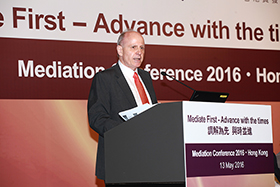 Mr. Nicholas Seymour, a panel member of the CEDR mediation practice group experienced in various forms of dispute resolution including mediation speaks at the Mediation Conference 2016