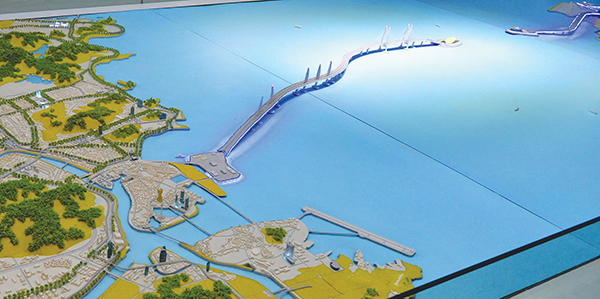 港珠澳大橋模型