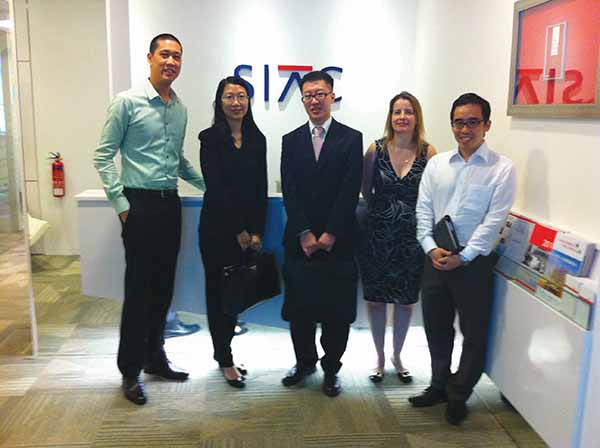 Counsel of the Department visit the Singapore International Arbitration Centre