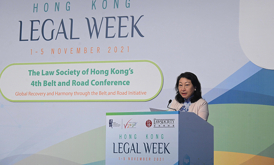 SJ speaks at Law Society of Hong Kong's 4th Belt and Road Conference