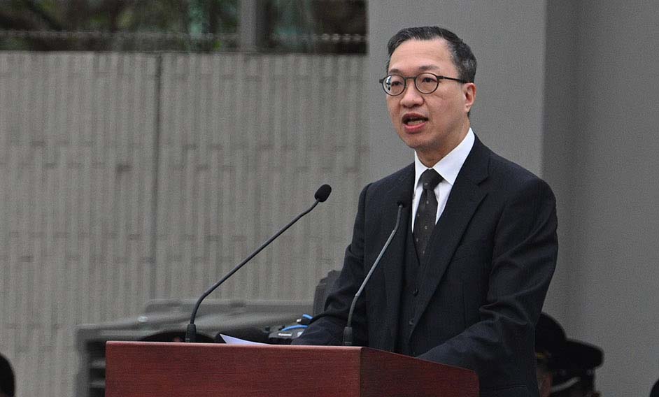 SJ speaks at Flag Raising Ceremony to Commemorate 40th Anniversary of Constitution