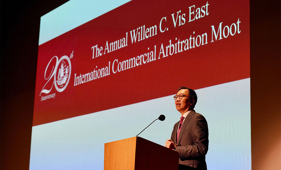 SJ speaks at opening ceremony of 20th Willem C Vis East International Commercial Arbitration Moot