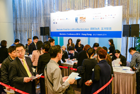 Participants registering for the Conference.